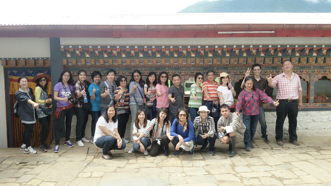 กลุ่มนักเดินทางในทริปภูฏานกับ Global Tour Planner